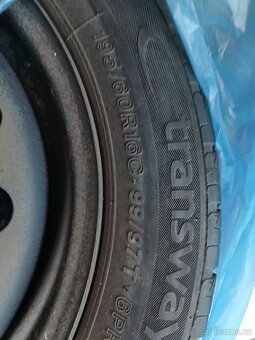 4x letní pneu + plech. Disk - 2