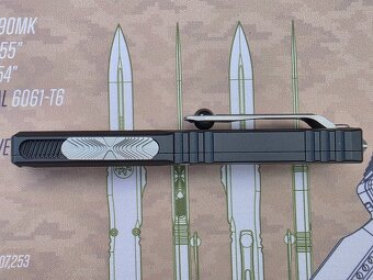 Microtech Ultratech ZBP Black Handle Tanto - 2
