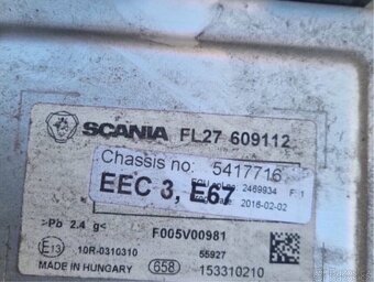 Řídící jednotka Adblue Scania Euro 6 - 2