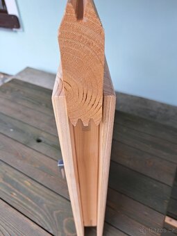 Větrací okénka 2 ks levá 450 mm x 450 mm s obložkami - 2