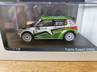 Škoda Fabia Super 2000 + podpis Jan Kopecký - 2