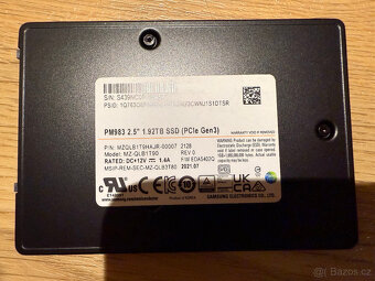2x U.2 SSD Samsung PM983 1.92TB 2.5" NVMe - 2