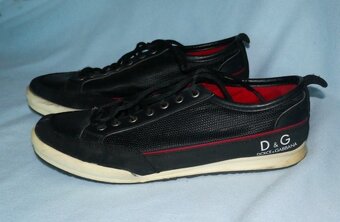 Černé pánské boty/tenisky, vel.43, zn. Dolce&Gabbana - 2