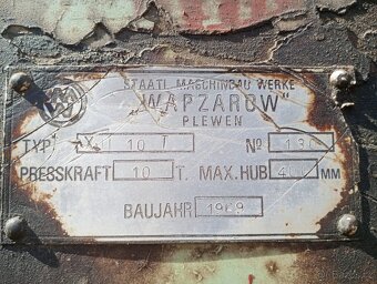 Hydraulický lis - 2