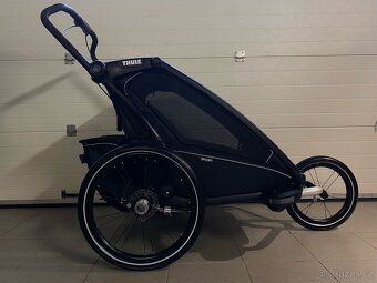 🖤🤍 Thule Chariot Sport all black + 3 sety 🤍🖤 - 2