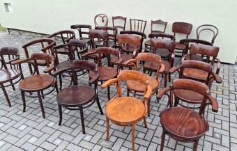 Ohýbaná křesla a židle - THONET, MUNDUS, KOHN - 2
