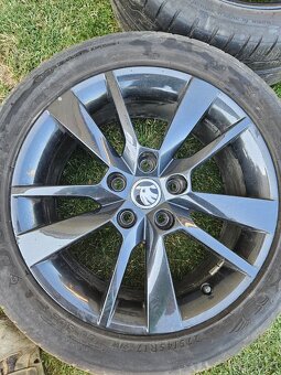 Disky škoda + pneumatiky 225/45 R 17 - 2