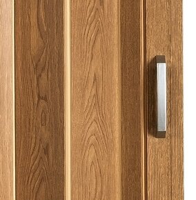 Shrnovací dvře,dekor dub, 82 x 200 - 2