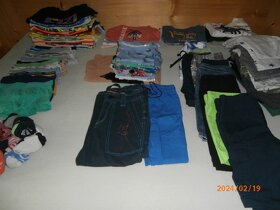 Sada oblečení na kluka velikost 128 - 134 - 2