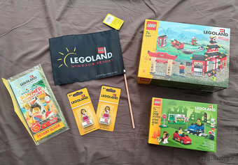 LEGO LEGOLAND 40347, 40429, 851331 + zdarma LEGO vlajka. - 2