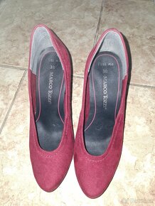 Vínové lodičky Marco Tozzi vel 38 - 2