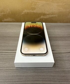 Apple iPhone 14 Pro 256GB zlatá, Top stav, baterie 100% - 2