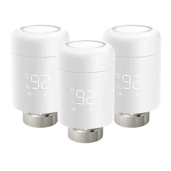 3x chytrý termostatický hlavice AVATTO Tuya WiFi TRV - 2