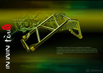 In Win D-FRAME 2.0 black/green + 1065W zdroj D-FRAME 2.0 - 2