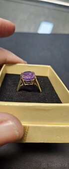 Prodám zlatý prsten s kamenem - 2