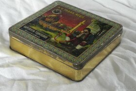 Rakousko uherská plechová krabička na tabák - 2