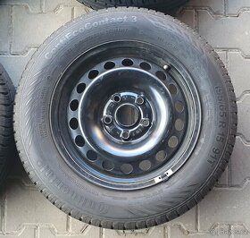 letní pneu Continental 4x8mm 195/65 R15 s origo VW disky - 2