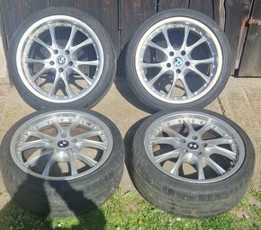 5x120 bmw AEZ R19 límce 2rozmerne + letni pneu POUŽITY STAV - 2