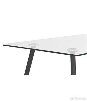Skleněný jídelní stůl pro 4 osoby 140x80 - 2