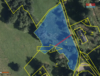 Prodej zahrady, 1039 m², Bernartice - 2