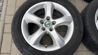 Orig. Al kola Škoda 15" rozteč 5x100 - 2