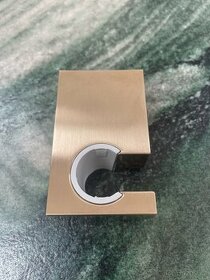 Hansgrohe nástěnný držák sprchy Porter E, kartáčovaný bronz - 2
