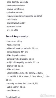 Šlapací motokára - 2