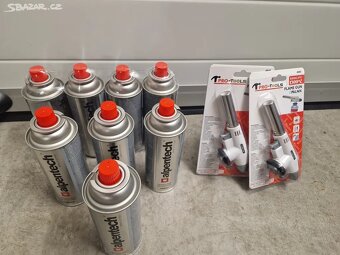 2× Plynový hořák + 8ks plynové kartuše 380ml - 2