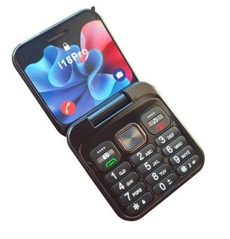 Mini skládací mobilní telefon i18 Pro Dual Sim - 2