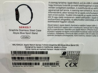 Apple Watch 7 Cellular 41mm / stainless steel / sapphire - 2