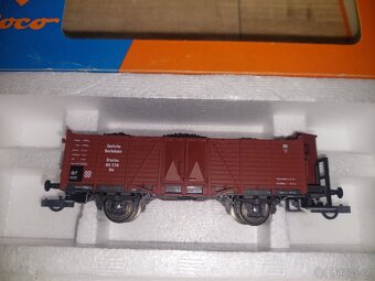 H0 Roco - převážně nákladní vagony s obalem 8ks - 2