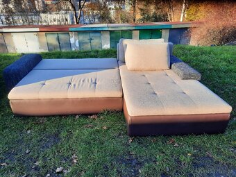 Sedací souprava rozkládací---mohu dovézt - 2