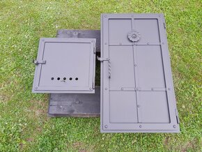 Set dvířek k udírně a topeništi - 2