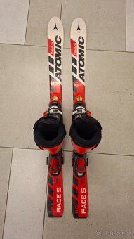Dětské lyže Atomic 110 + lyžáky Nordica 22-22,5 - 2