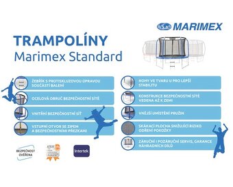 Trampolína Marimex 366cm - 2