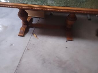 Prodám mramorový konferenční stůl 150cm - TOP  stav - 2