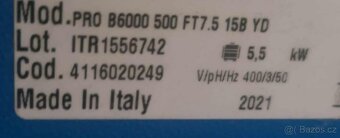 Kompresor ABAC - Dvoustupňový Professional B6000-500 FT - 2