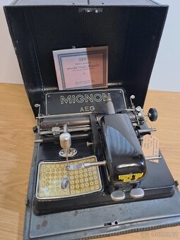 Psací stroj Mignon N'3 - 2