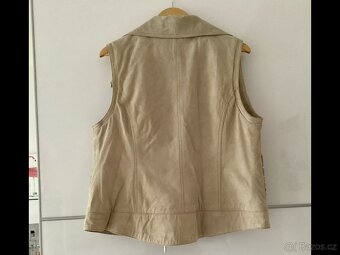 Kožená vesta Zn. Tom Tailor, vel. 40. - 2