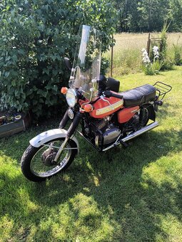 Jawa 350/634 se sajdou. GO - 2