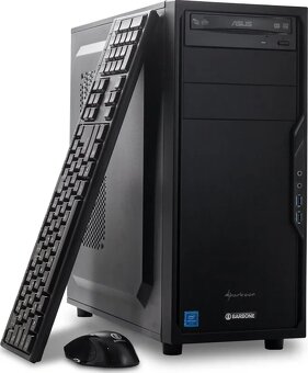 PC SET BARBONE,SSD,HDD 1TB,,GTX 1050,LED 24,W11,záruka - 2