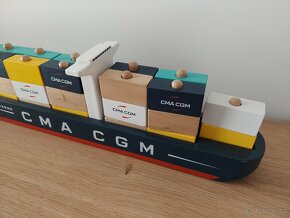 Dřevěná kontejnerová loď - 2