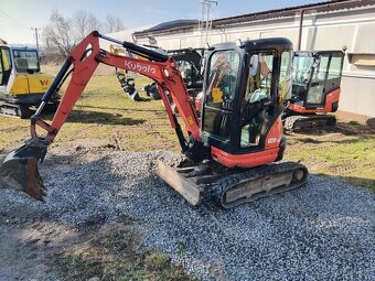 Minibagr Kubota U20-3 2300kg Roztah, podvozek - 2