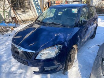 Škoda Fabia 2012 1.2 HTP CGPB 44KW LF5A MODRÁ VEŠKERÉ DÍLY - 2
