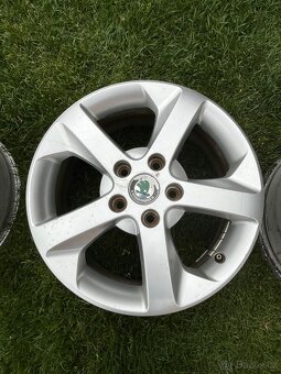 Prodám ALU disky Škoda 6,5Jx16H2 ET50 - 2