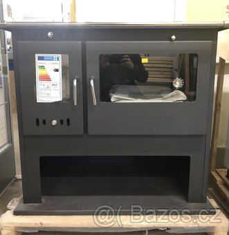 NOVÝ Sporák/Kamna W300 LUX, P 10,5kW, pr.150mm + záruka - 2