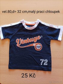 Trička vel 80 různá - 2
