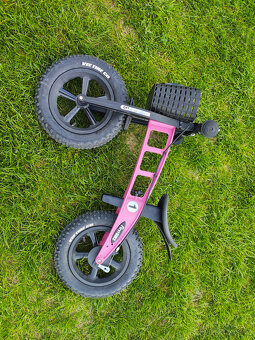FirstBike Fat Pink + Kosik + Zvonek + Ski-Set - 2