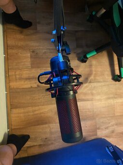 Prodám mikrofon HyperX QuadCast (Black/Red) s ramenem - 2
