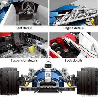 Stavebnice vozu Ford F1 - 2